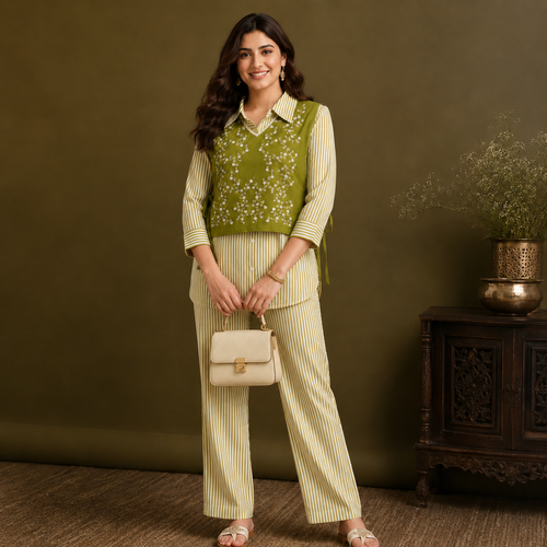 Blossom Grace 3-Piece Co-ord Set
