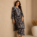 Floral Chikankari Pant Set