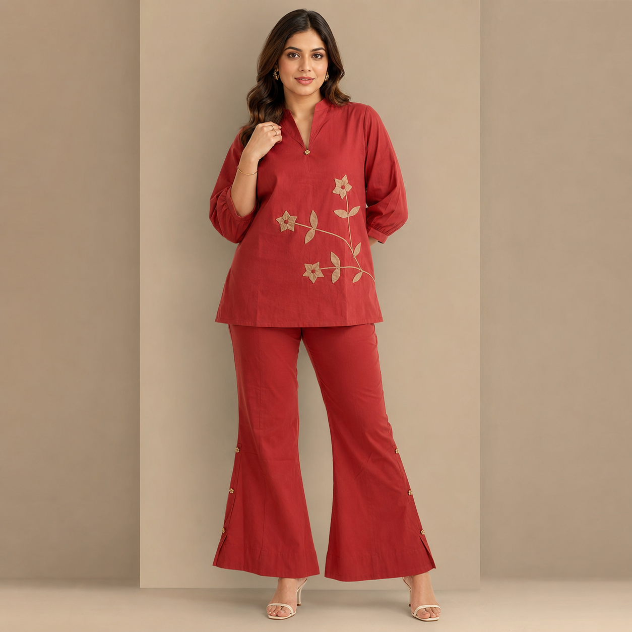 Bloom Vine Appliqué Co-ord Set