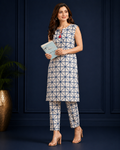 Indigo A-Line Co-Ord Set