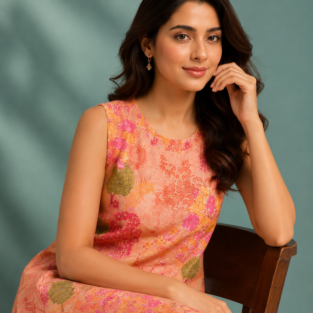 Peach Blossom Garden Co-ord Set
