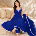 Leheriya Mirror Anarkali Set