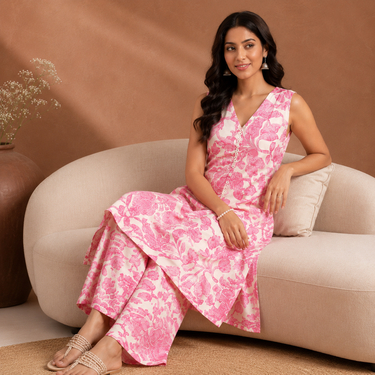 Rosé Bloom Co-Ord Set