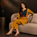 Mustard Midnight Bloom Co-Ord Set