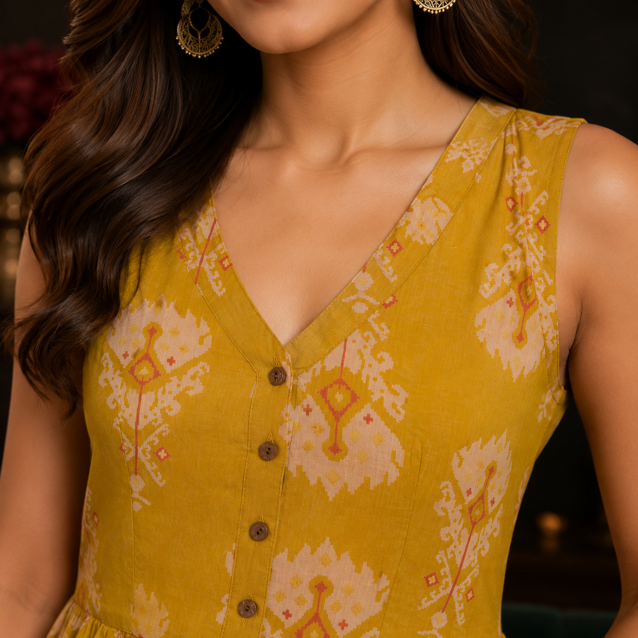 Aura Tiered Midi Dress