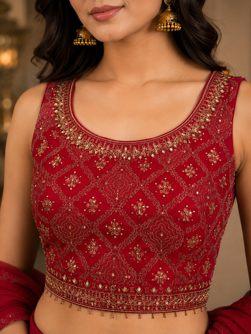 Ruby Indo-Western Festive Set