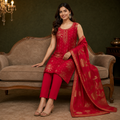Ruby Royale Festive Suit Set