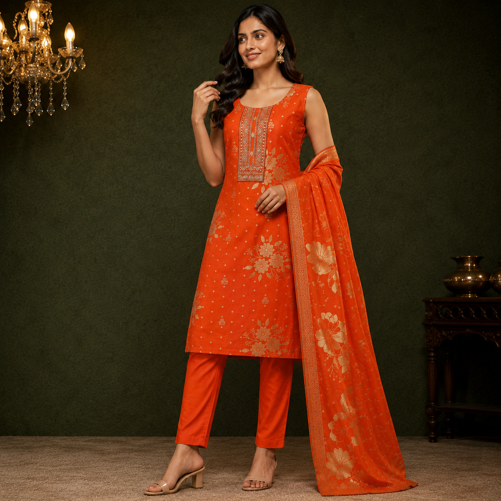 Sunset Glow Festive Suit Set
