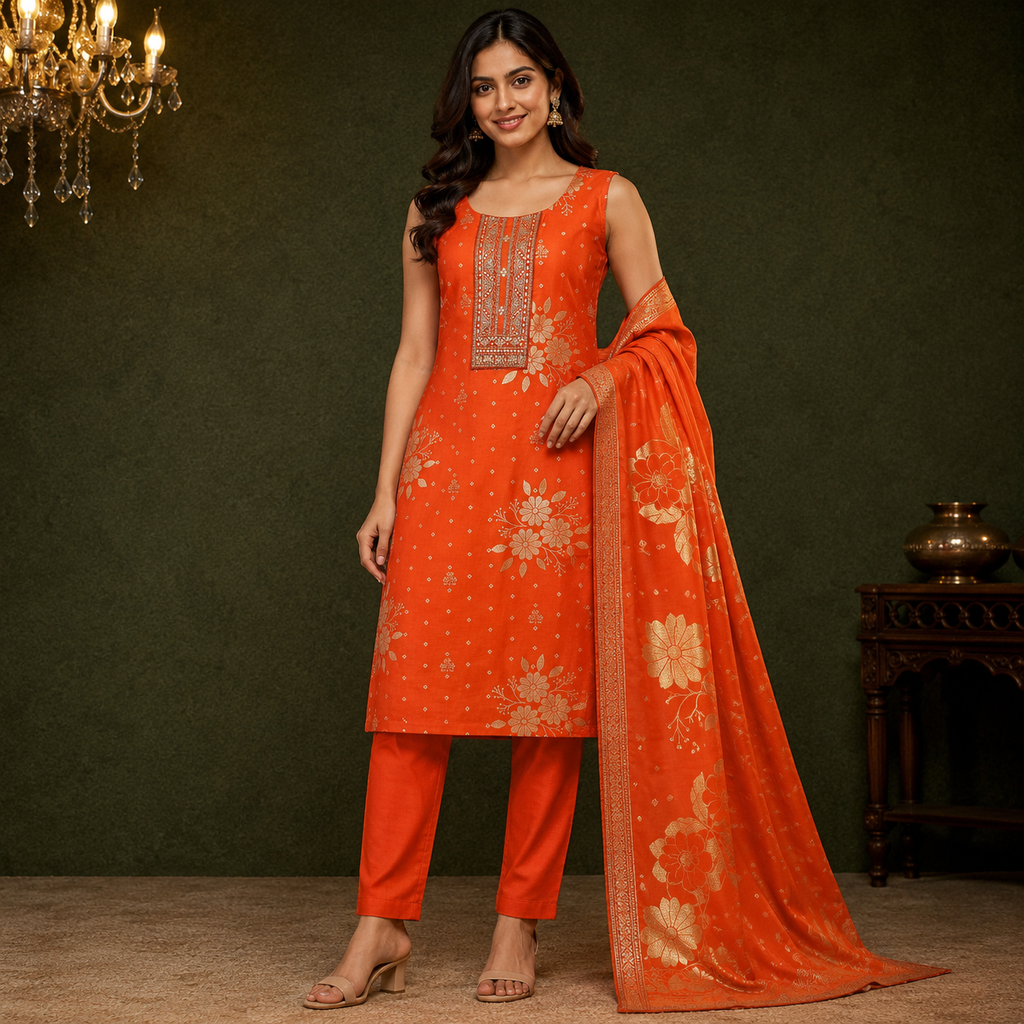 Sunset Glow Festive Suit Set