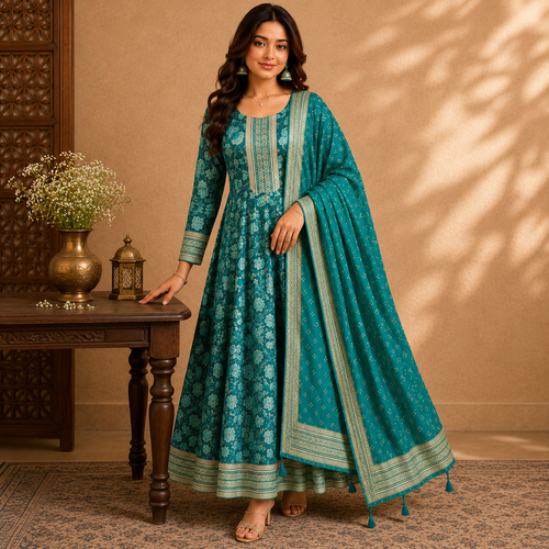 Floral Anarkali