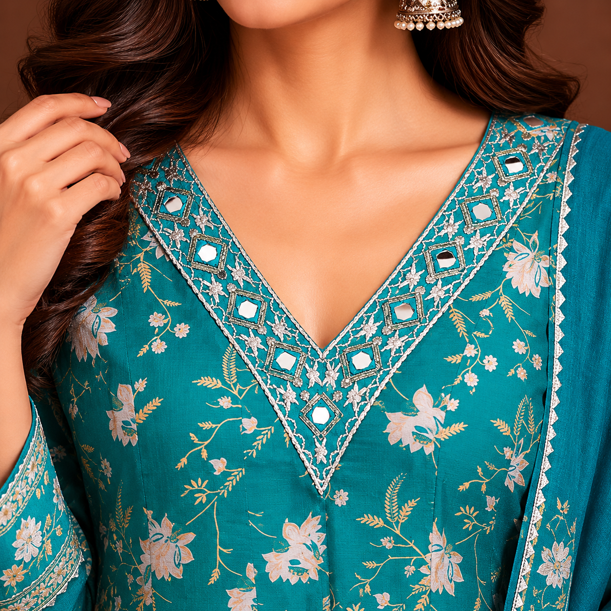 Floral Anarkali