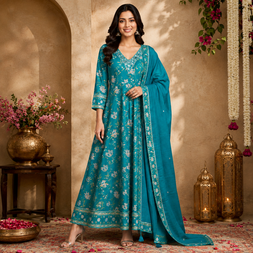 Floral Anarkali