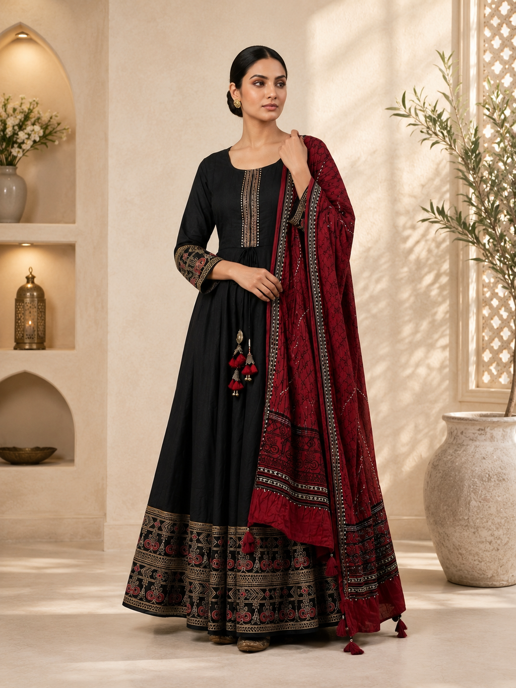 Black Noir Anarkali