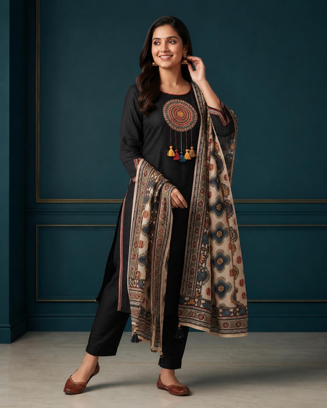 Mandala Charm – 3 Pc Suit Set