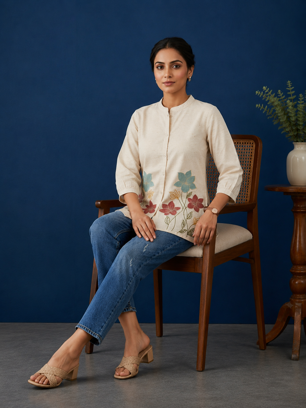 Blossom Breeze Floral Tunic