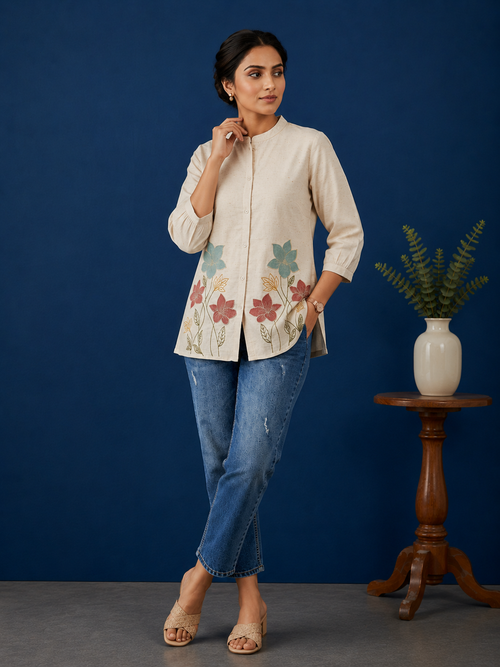Blossom Breeze Floral Tunic