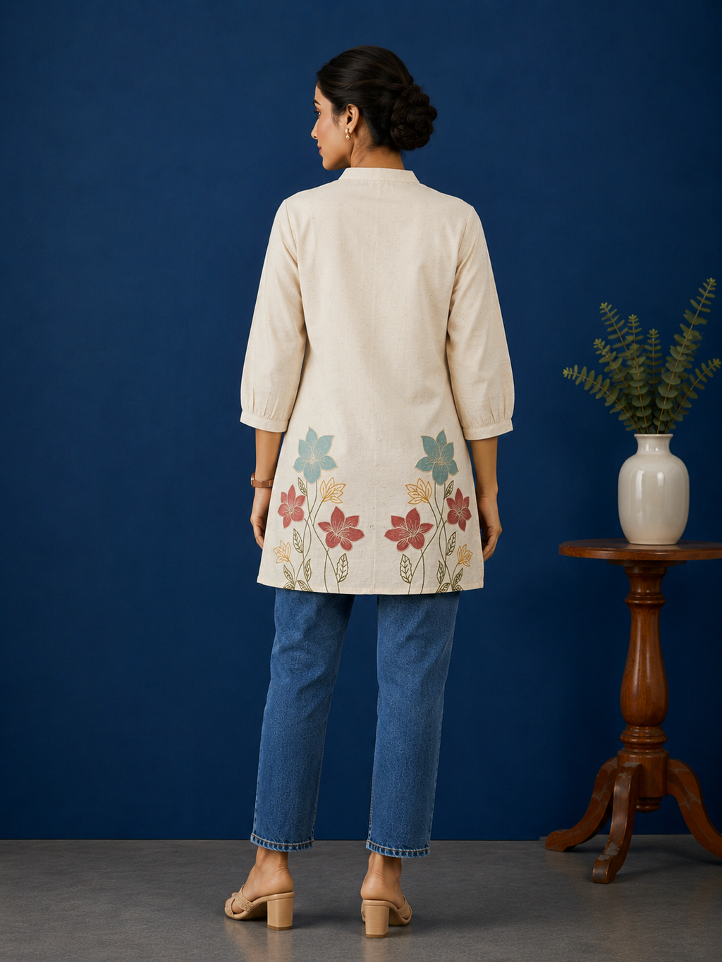Blossom Breeze Floral Tunic