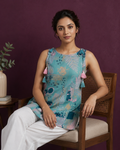 Aqua Muse Printed Tunic