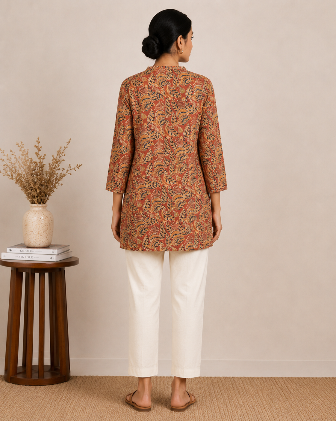 Rust Meadow Printed Tunic