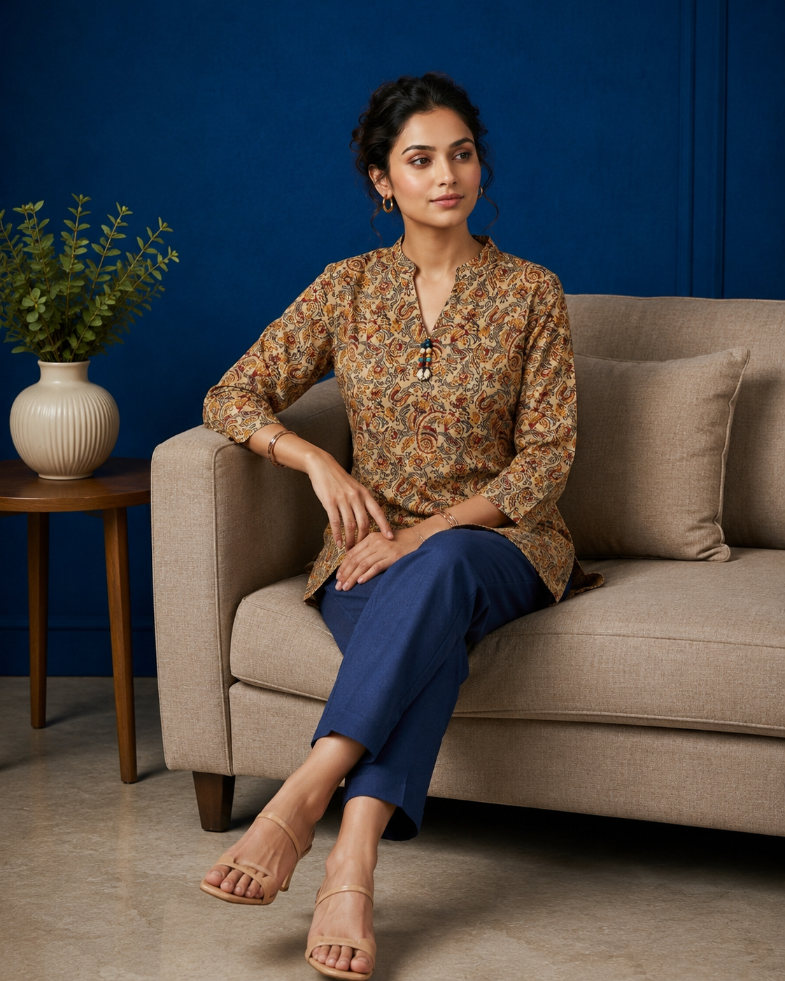 Paisley Aura Short Kurti