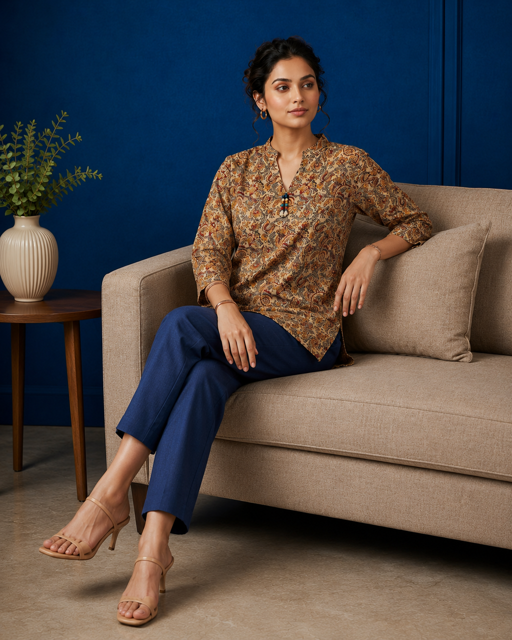 Paisley Aura Short Kurti