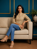 Kalmakari Short Kurti