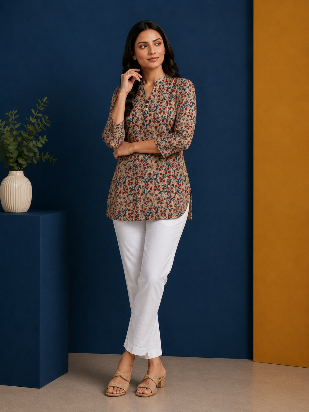 Meadow Printed Short Kurti