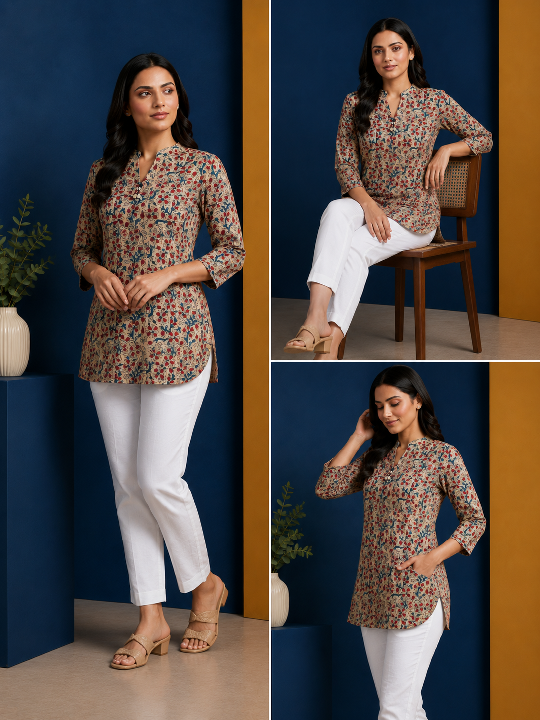 Meadow Printed Short Kurti