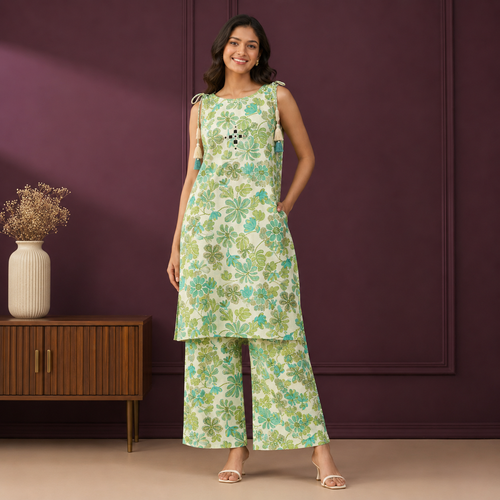 Bloom Mirror Work Co-ord Set