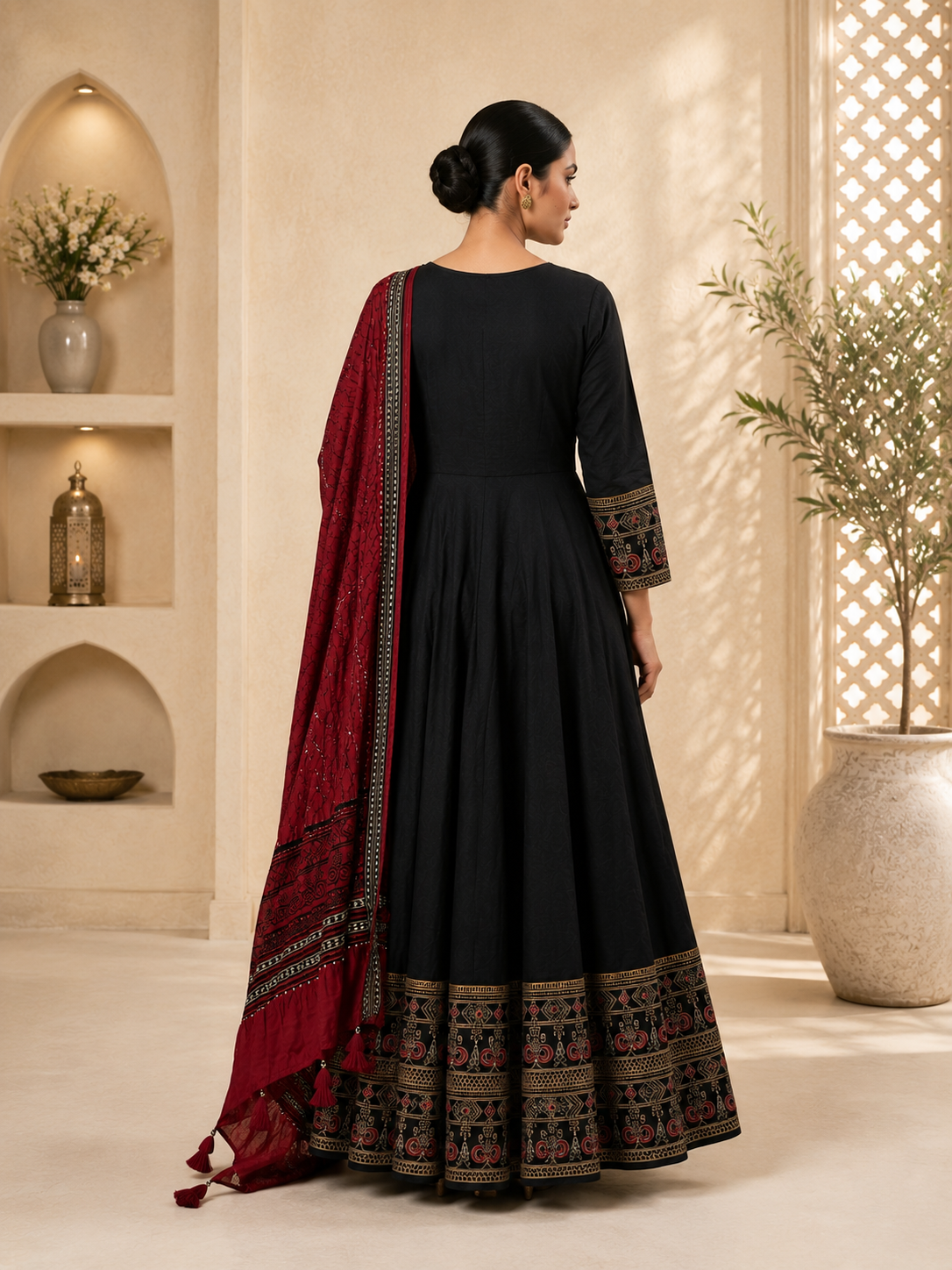 Black Noir Anarkali