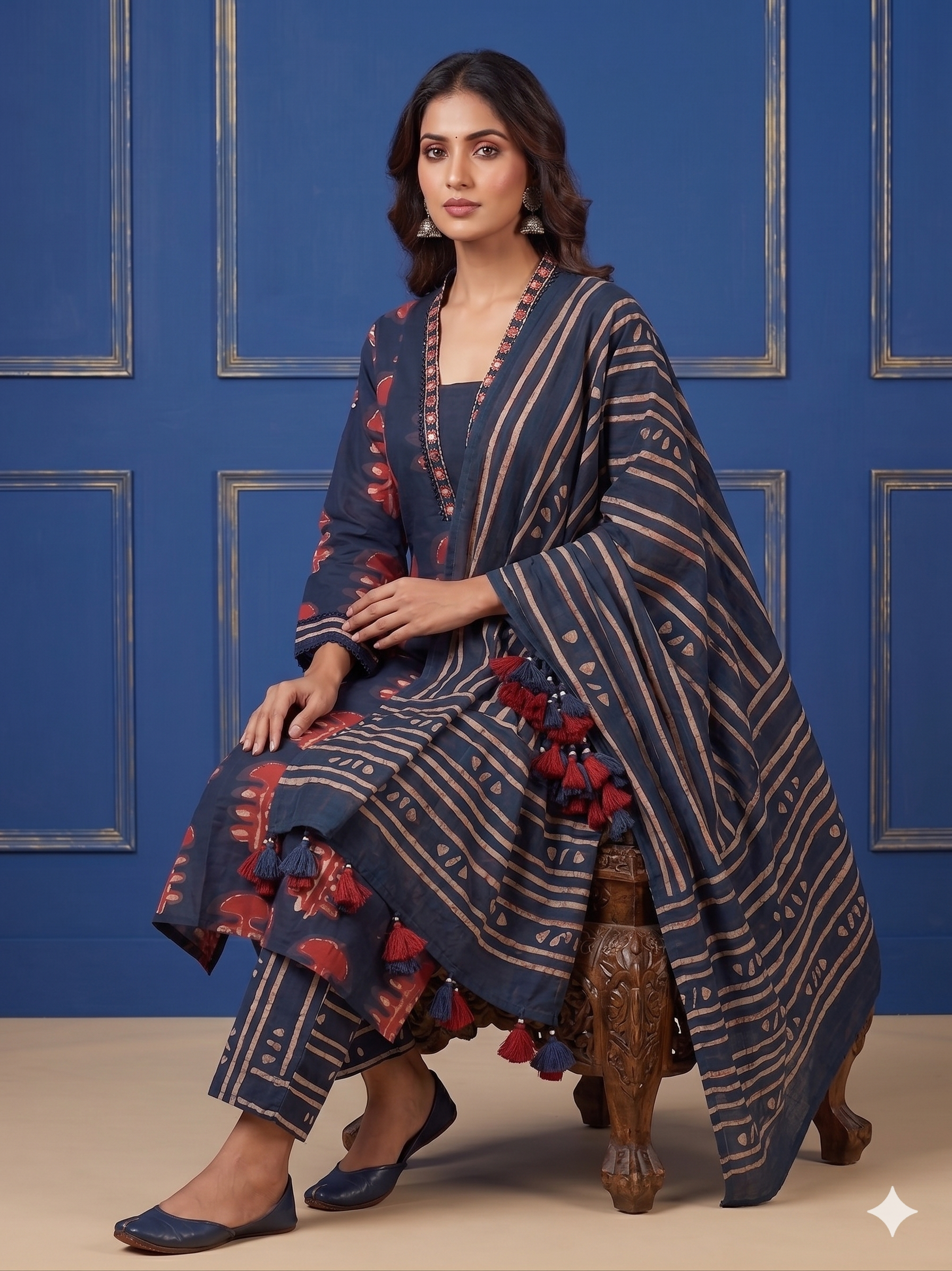 Midnight Muse Printed Kurta Set