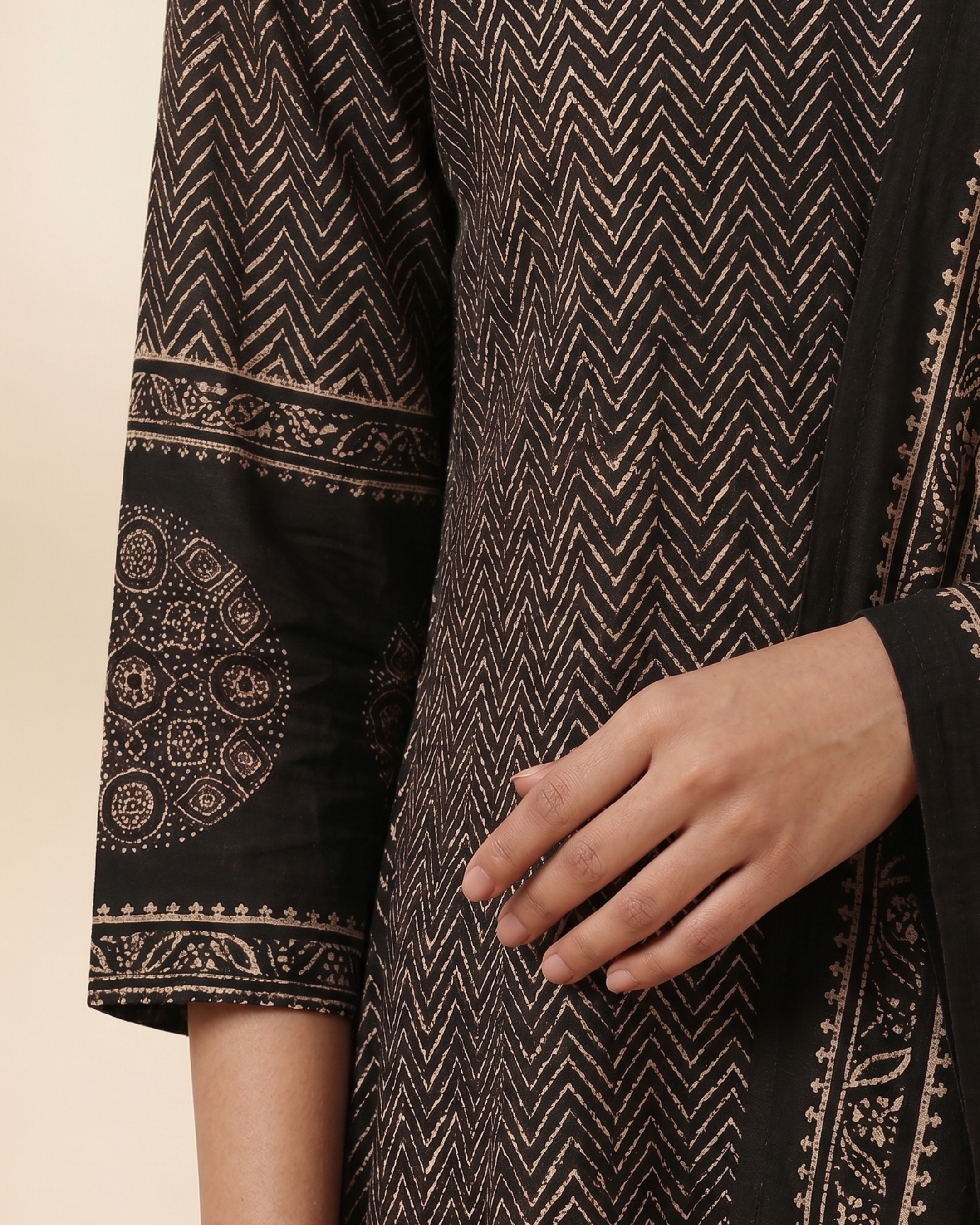 Royale Handblock 3-Piece Suit Set