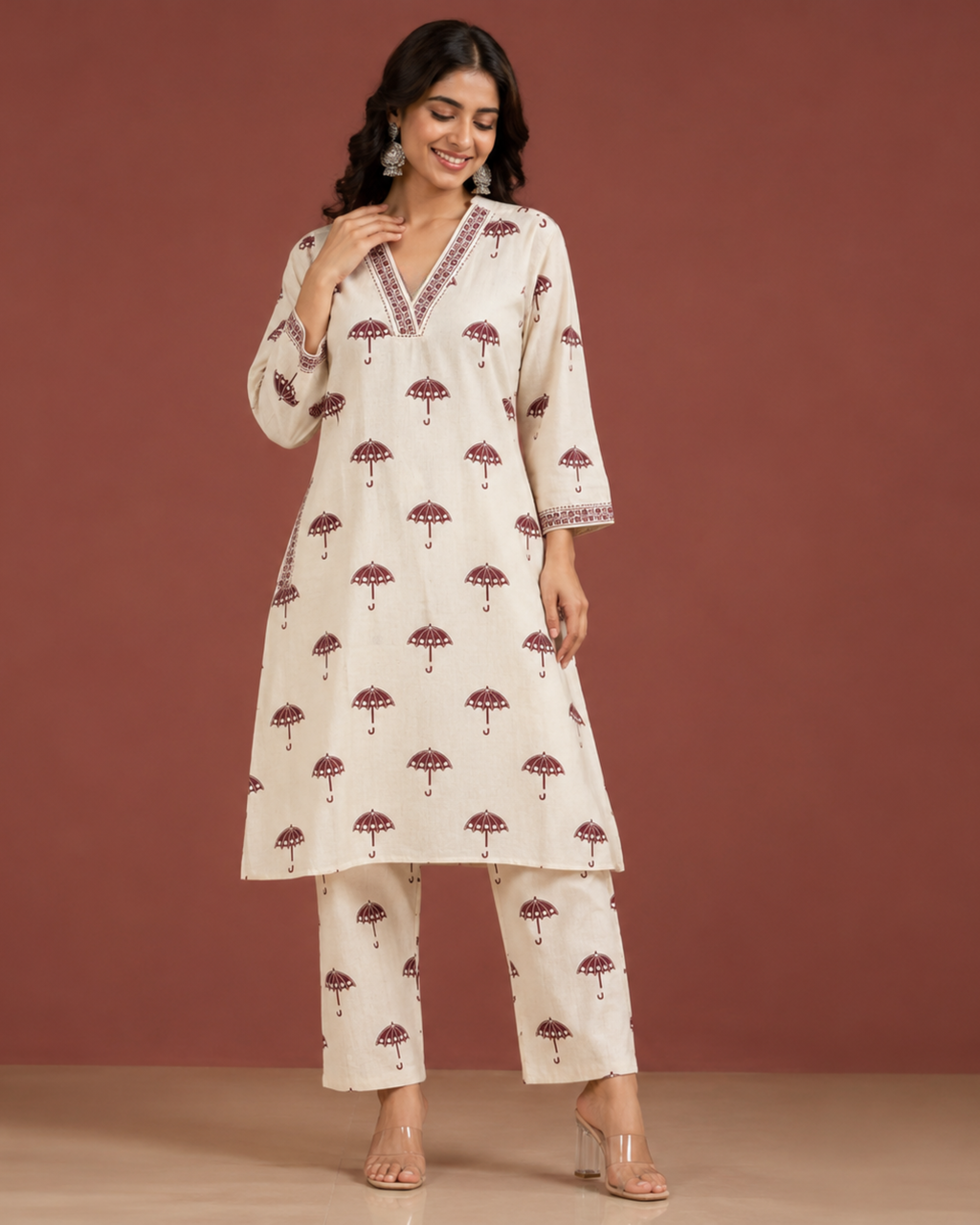 Umbrella Print Cord Set
