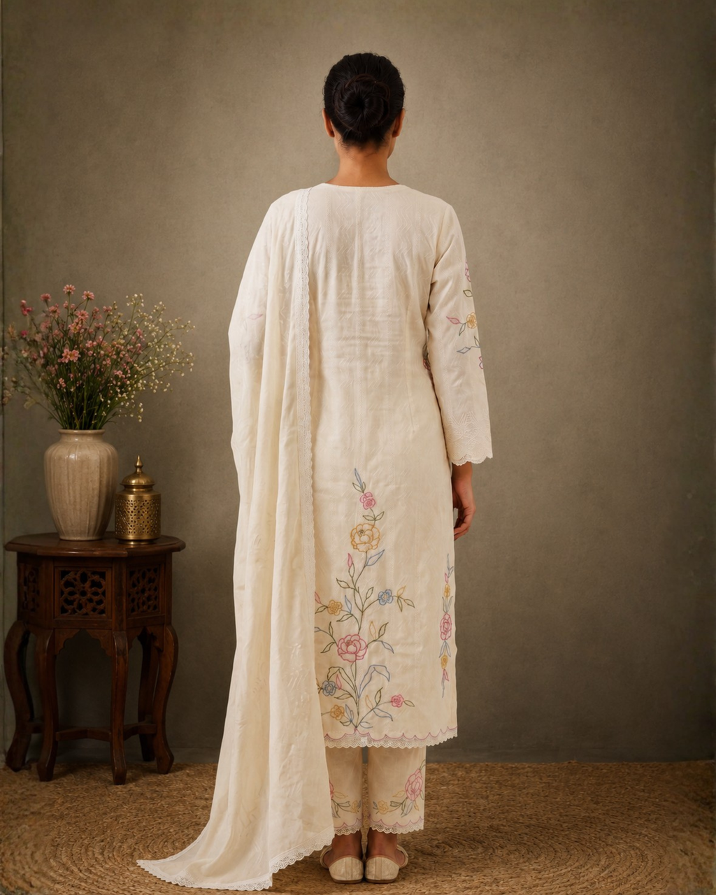 Floral Ensemble 3-Piece Suit Set