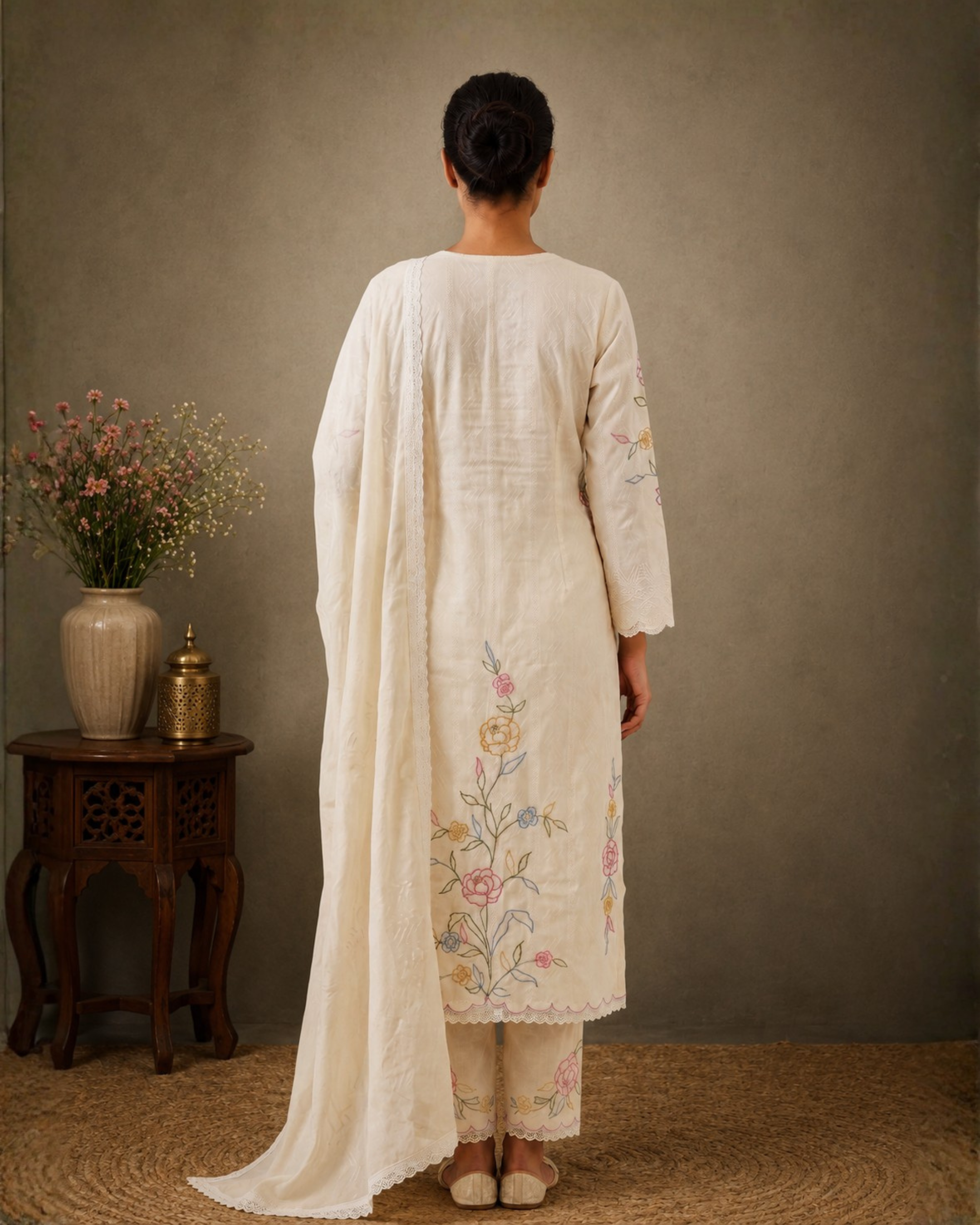 Floral Ensemble 3-Piece Suit Set