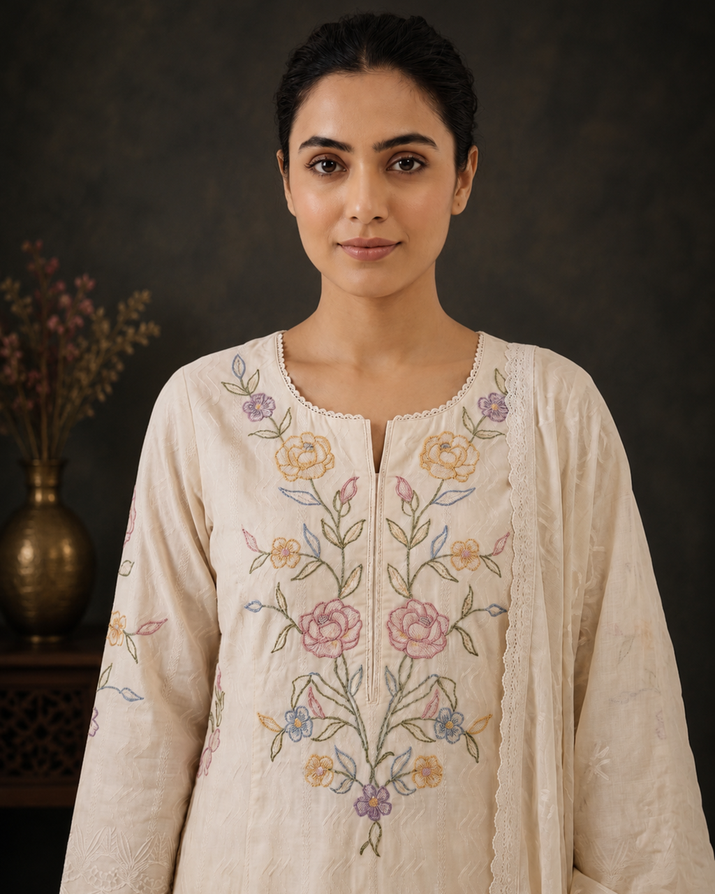 Floral Ensemble 3-Piece Suit Set