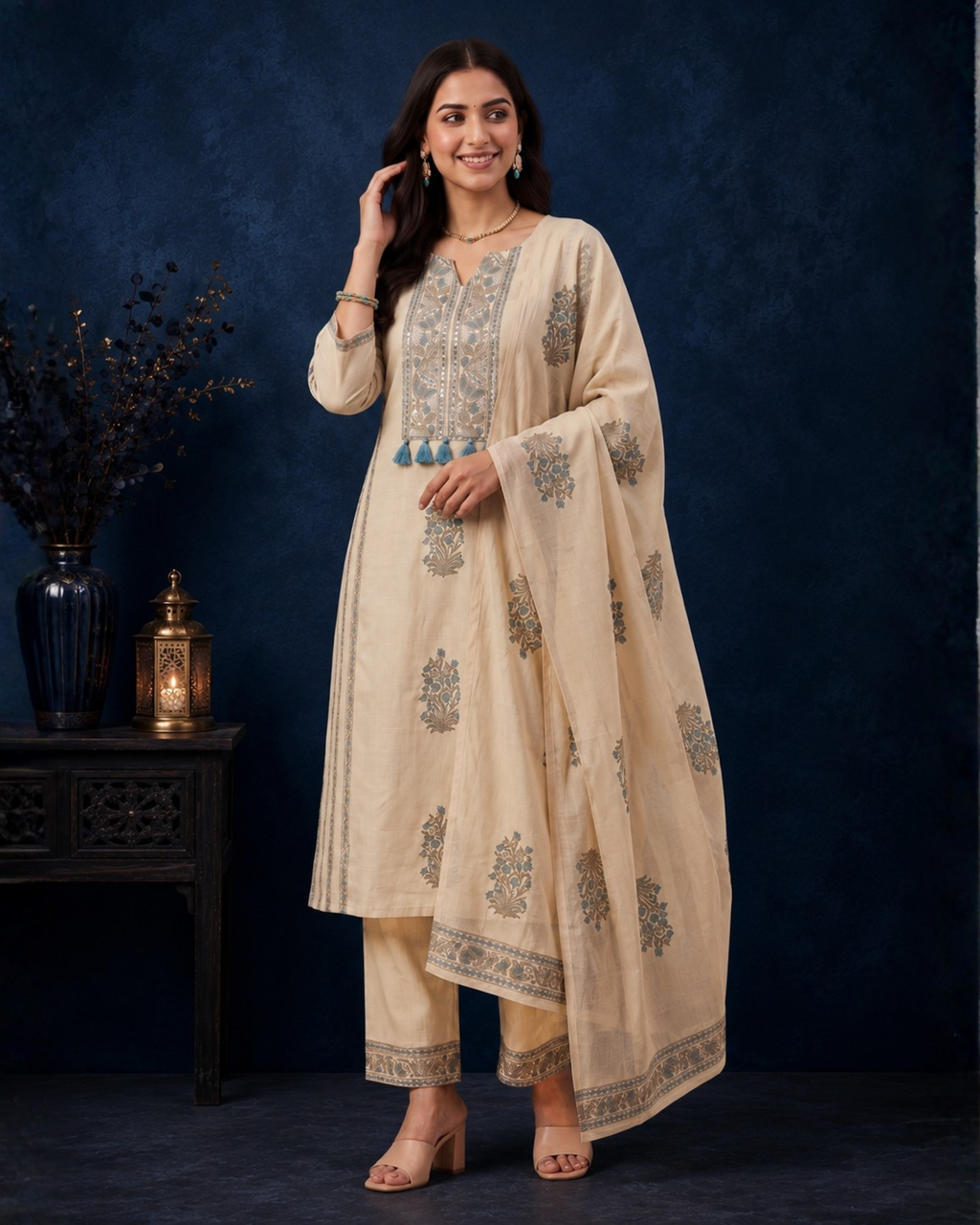 Noor Embroidered Suit Set