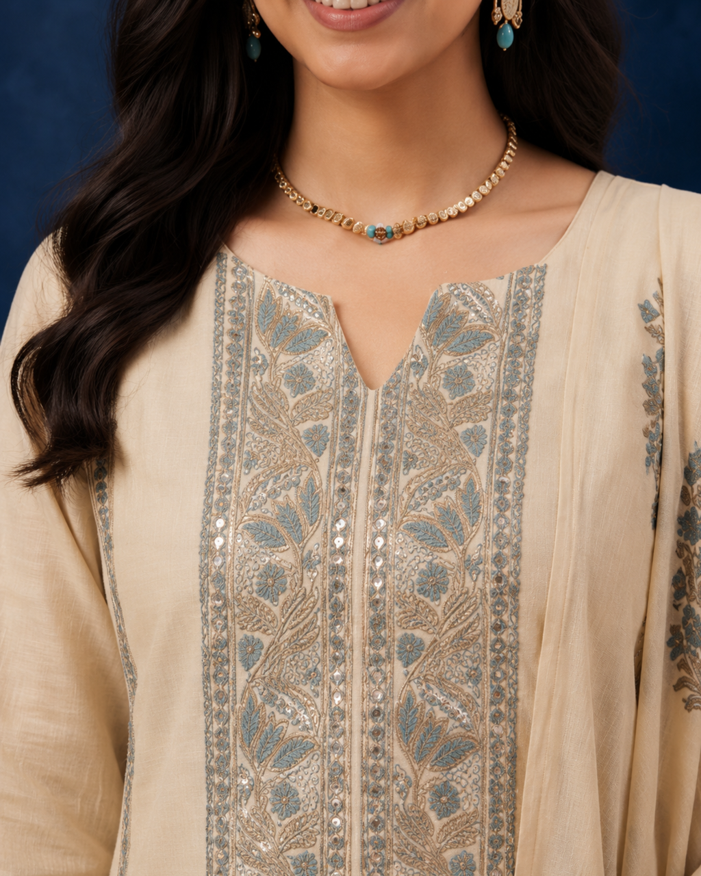 Noor Embroidered Suit Set