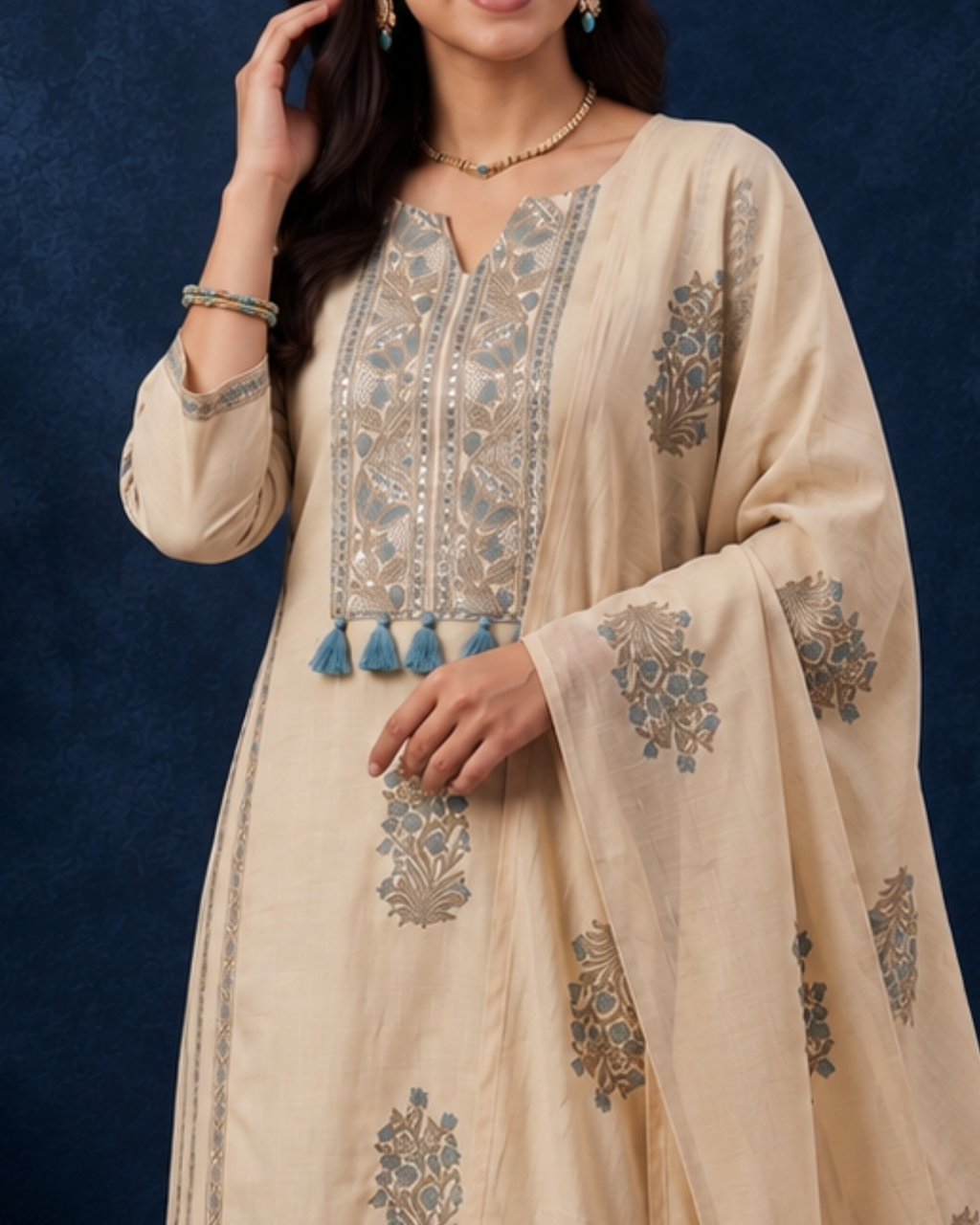 Noor Embroidered Suit Set