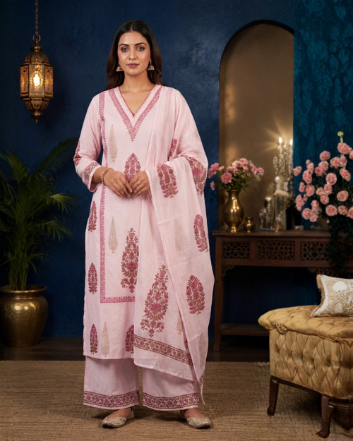 Blush Suit Set