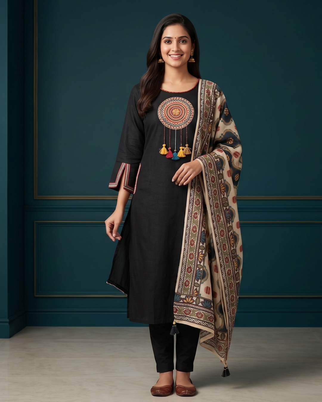 Mandala Charm – 3 Pc Suit Set