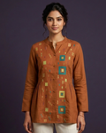 Pixel Charm Short Kurti