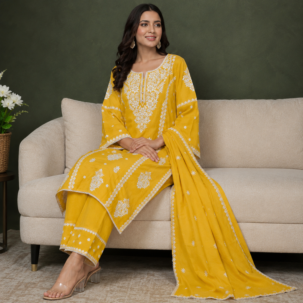 Sunshine Bloom 3 Piece Suit Set