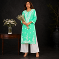 Hand-Embroidered Modal Kurta